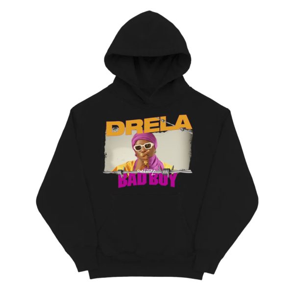 DRELA BADBOY BLACK HOODIE - Image 3