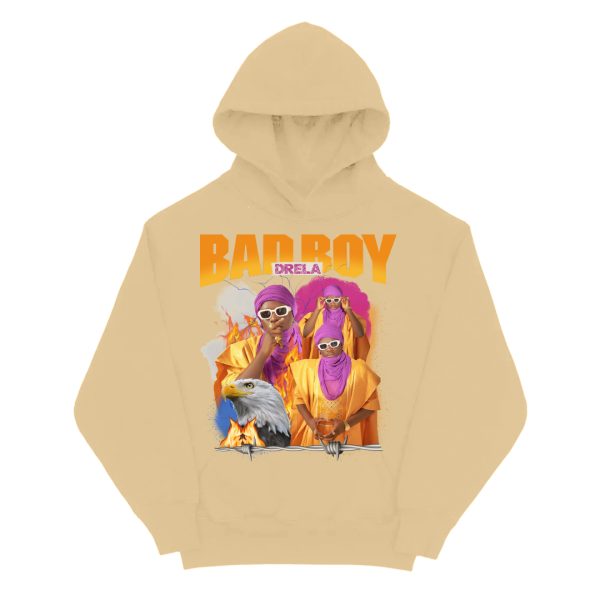 DRELA BADBOY TAN EAGLE HOODIE - Image 2